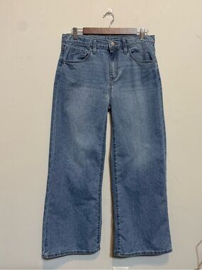 Old Navy Blue high rise baggy Wide-Leg Women's Jeans 14